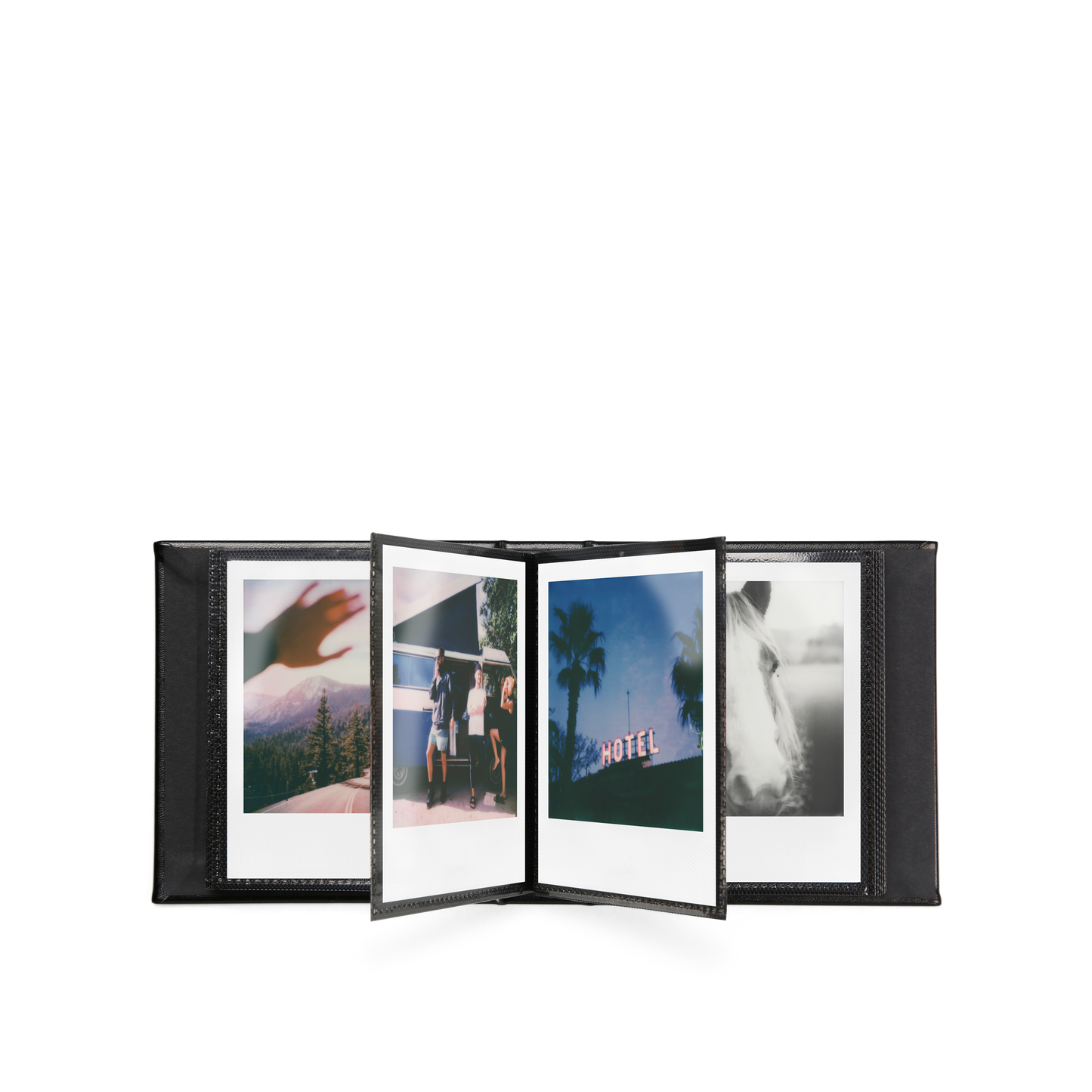 Small Polaroid Photo Album Open