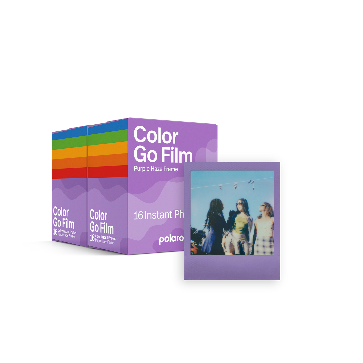 Polaroid Go Color Film Double Pack - Purple Haze Frame x2