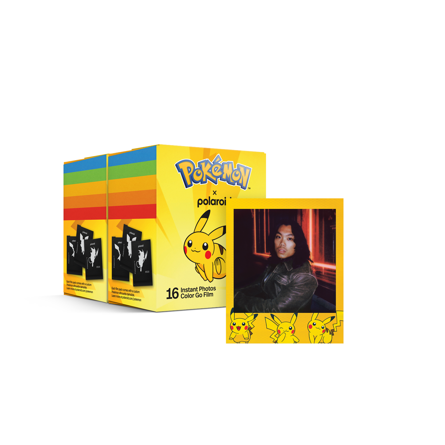 Polaroid Go Color Film – Pokémon Pikachu Edition – Double Pack x2